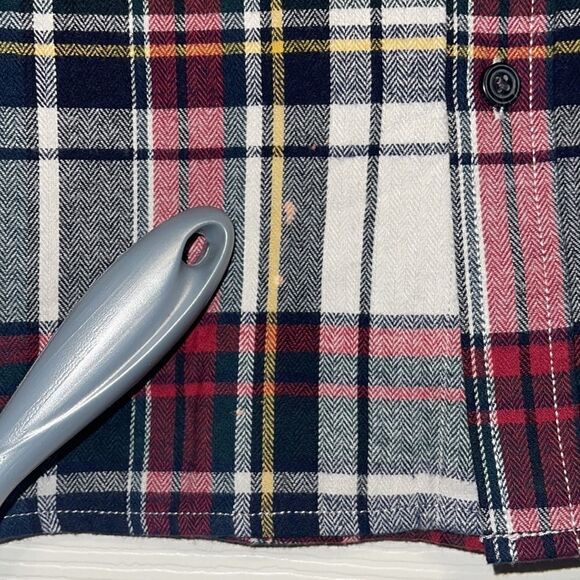 Eddie Bauer Mens Long Sleeve Plaid Button Down Soze XL - Picture 6 of 16